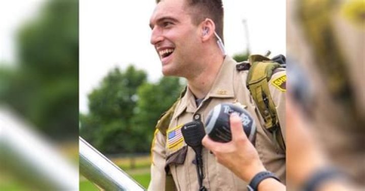 
A Ramsey County Deputy, Dallas Edeburn, was found dead inside his car 