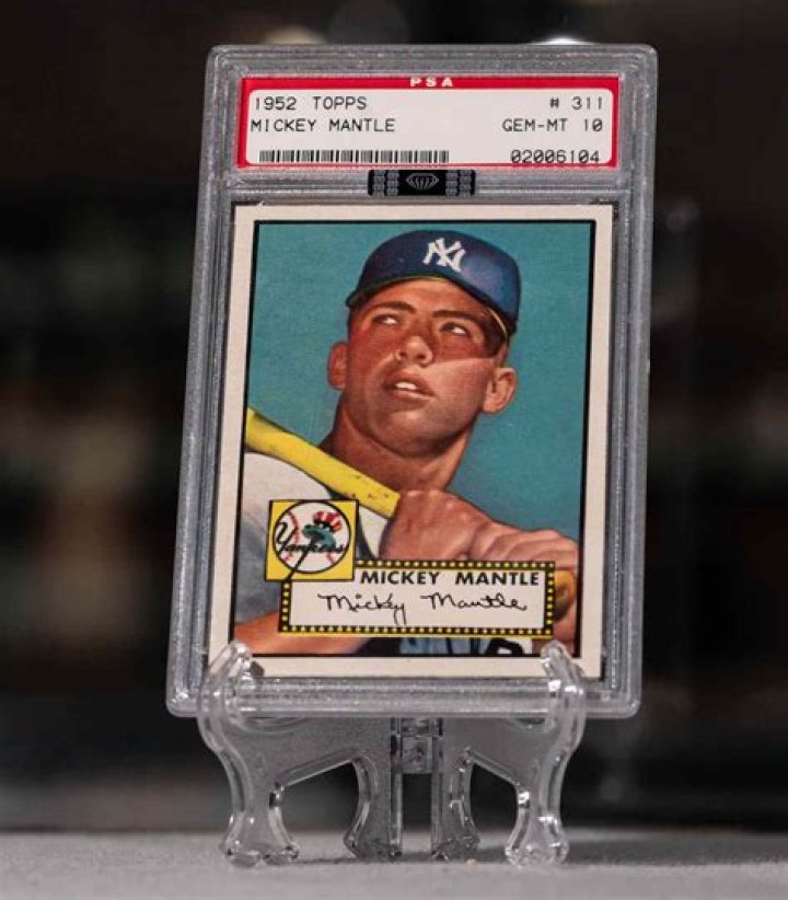 A Topps 1952 Mickey Mantle Rookie Card Sells For $2.8 Million At Auction