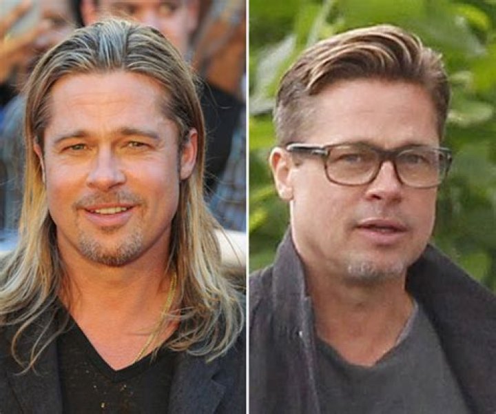 Brad Pitt’s Haircut — See His Short Hair Makeover For ‘Fury’ – Hollywood Life