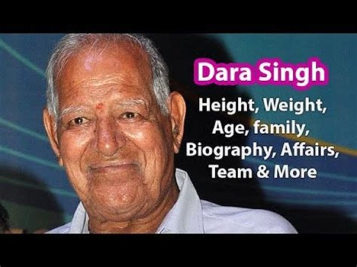 Dara Singh Height, Weight, Age, Body Statistics