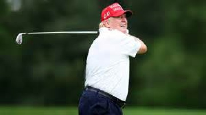 Donald Trump Smashes Golf Club On Florida Golf Course After Hissy Fit