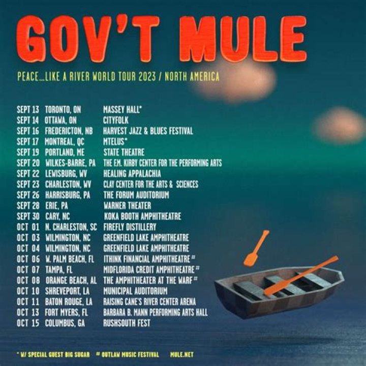 Gov’t Mule Announces The Peace…Like A River World Tour