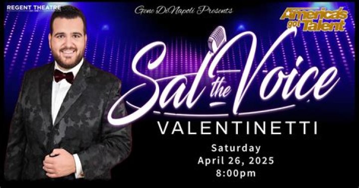 Hire Sal The Voice Valentinetti for a Corporate Event or Performance Booking.