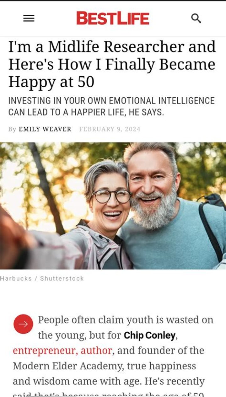 I'm a Midlife Researcher and Here's How I Finally Became Happy at 50