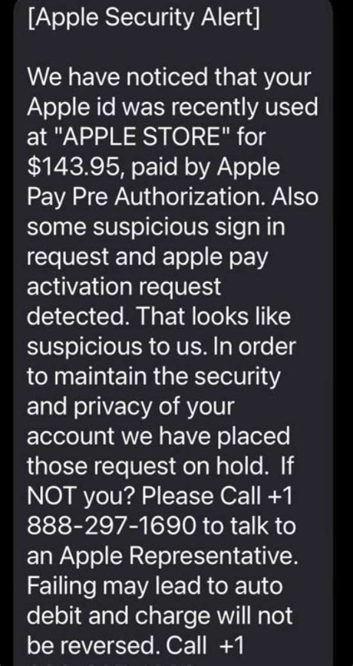 If You Get This Message From Apple, Don’t Click on It — Best Life