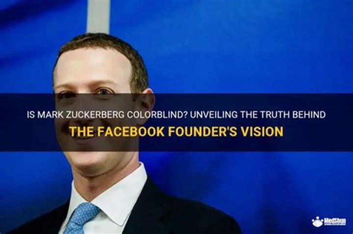Is Mark Zuckerberg Colorblind?