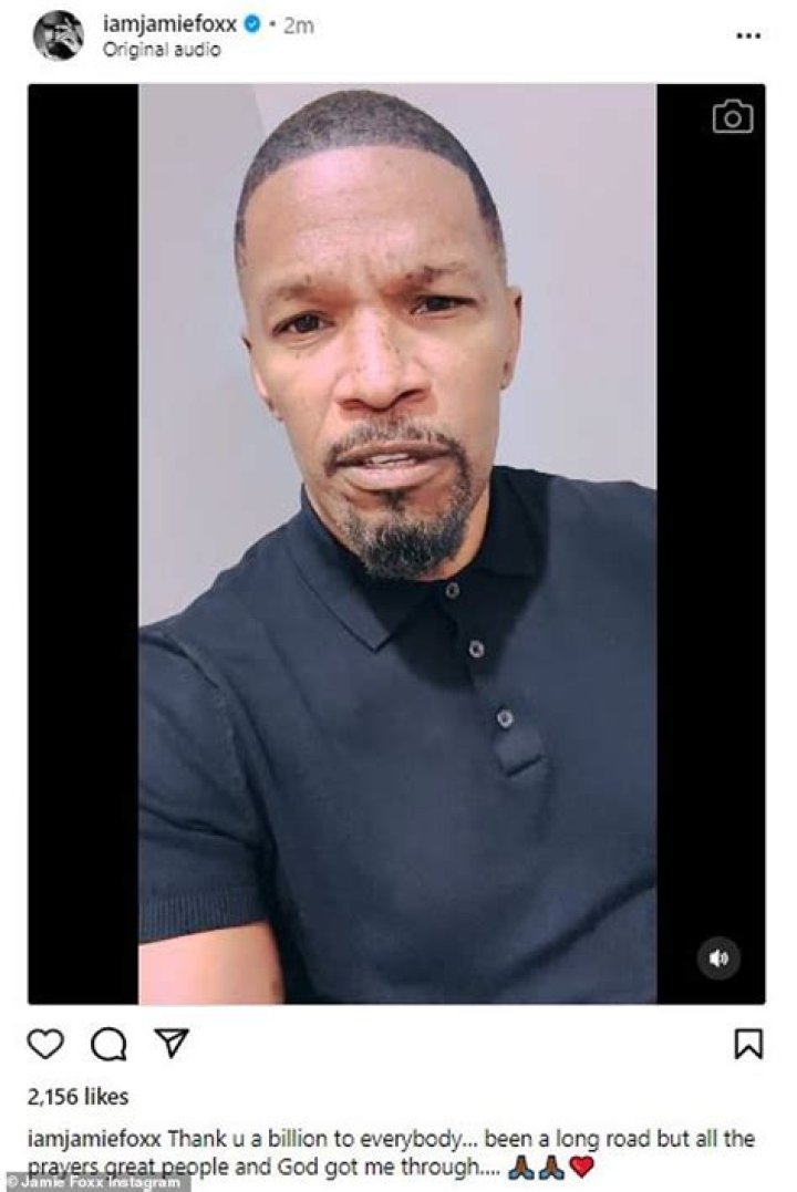 Jamie Foxx ‘Finally Feeling Like Himself’ Again 4 Months After Mysterious Medical Emergency