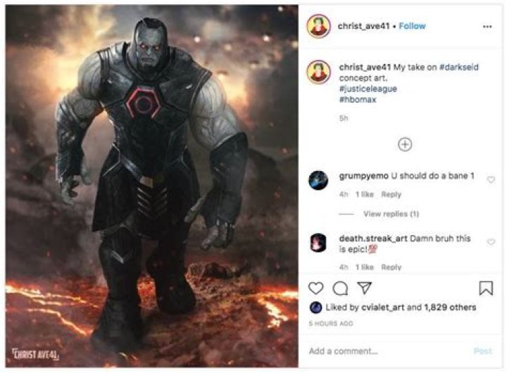 
Justice League Fan Art Imagines Darkseid’s Final Form In Snyder Cut 