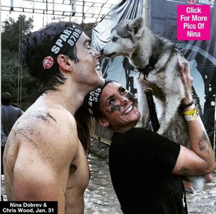 Nina Dobrev & Chris Wood Get Cozy At Mud Race – Pic