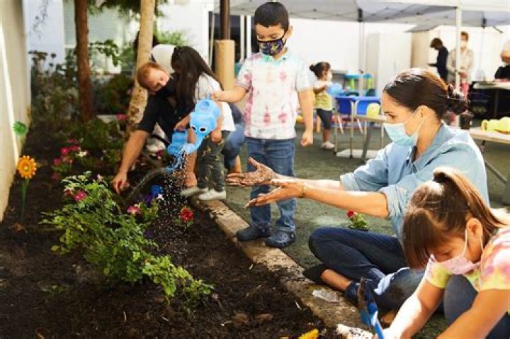 Prince Harry & Meghan Markle Plant Forget-Me-Knots At LA Preschool To Honor His Late Mother Princess Diana — See Pics