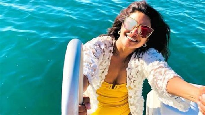Priyanka Chopra Rocks Yellow Swimsuit & Nick Jonas Can Only Say ‘Damn’ – Hollywood Life