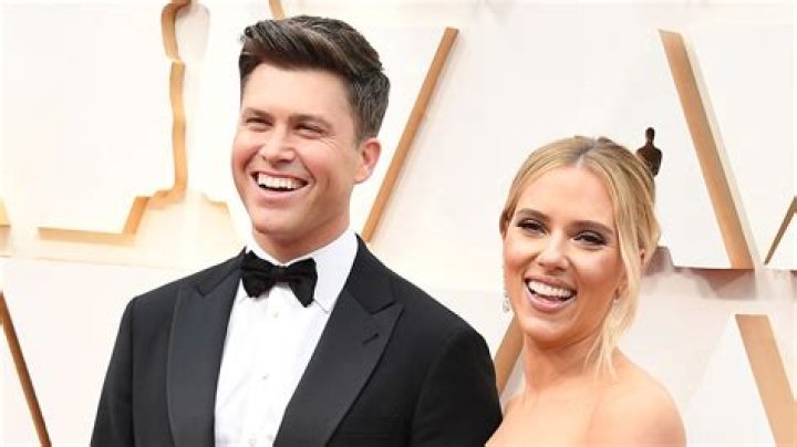 
Scarlett Johansson Reveals Why She And Colin Jost Named Their Son Cosmo 