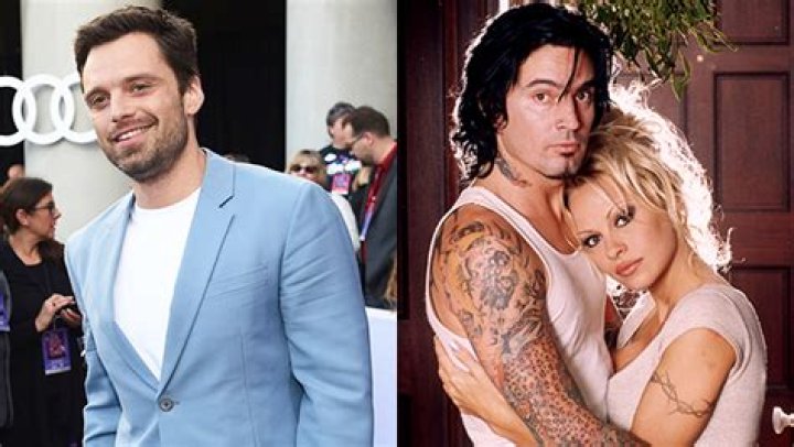 Sebastian Stan Looks Just Like Tommy Lee As He Goes Shirtless On’ Pam & Tommy’ Set — See Pic