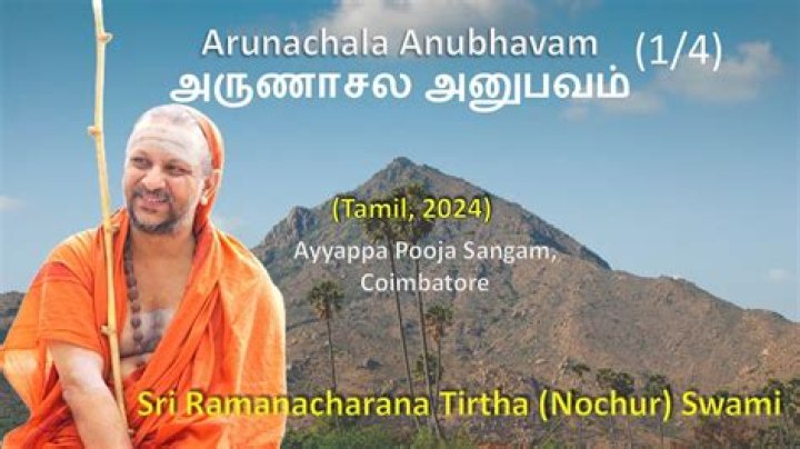 Voice of Rishis Swami RamanacharanaTirtha (Nochur) Youtuber overview
